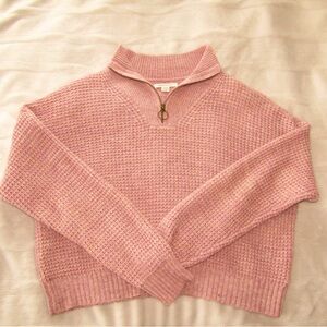 American Eagle Cropped Knit Sweater